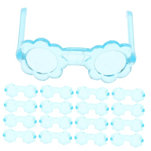 Kisangel 100 Stück Kristalltransparente Brille Babypuppen Mädchen für kleine Sonnenbrille aus Kunststoff modische Brillendekore kleine Sonnenbrille zum Basteln Plastik Sky-Blue Kisangel 100 Stück Kristalltransparente Brille Babypuppen Mädchen für kleine Sonnenbrille aus Kunststoff modische Brillendekore kleine Sonnenbrille zum Basteln Plastik Sky-Blue von Kisangel
