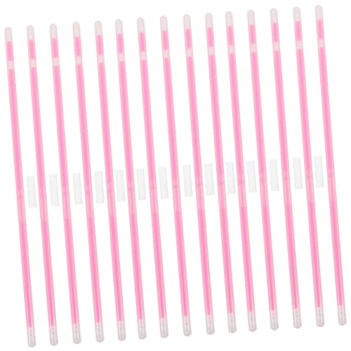 Kisangel 100 Stück Leuchtstäbe Armbänder Kinderstäbe Leuchtendes Leuchtendes Fluoreszierendes Leuchtende Requisite Leuchtende Armbänder Leuchtendes Foto Requisite Kunststoff Rosa von Kisangel