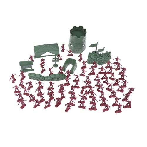 Kisangel 100 Stück - Militärisches Mini-Modell Sodier-Modell Sandtisch-Modell Kisangel 100 Stück - Militärisches Mini-Modell Sodier-Modell Sandtisch-Modell von Kisangel