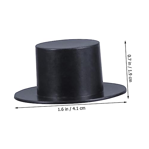 Kisangel 100 Stück Mini Clownhut Ornamente DIY Bastelmaterial für Weihnachtsdekoration Kunststoff Mini Hüte Schwarz für Kreative Projekte und Partybedarf Kisangel 100 Stück Mini Clownhut Ornamente DIY Bastelmaterial für Weihnachtsdekoration Kunststoff Mini Hüte Schwarz für Kreative Projekte und Partybedarf von Kisangel