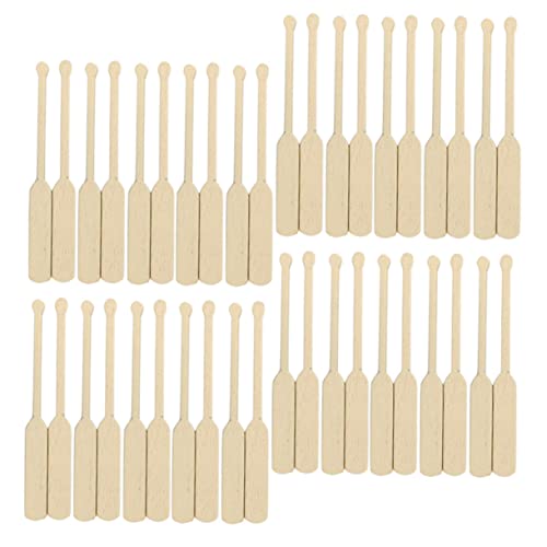 Kisangel 100 Stück Miniature Paddles aus Holzboot Dekorationen für Strand Mikrolandschaften DIY Zubehör für Puppenhäuser und Gartenprojekte Kisangel 100 Stück Miniature Paddles aus Holzboot Dekorationen für Strand Mikrolandschaften DIY Zubehör für Puppenhäuser und Gartenprojekte von Kisangel