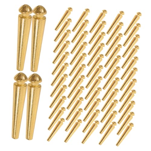 Kisangel 100 Stück Minutennadel Einführnadeln Spielkarten Punktestifte Brett Cribbage Stifte Tischspiel Cribbage Stifte Konische Stifte Cribbage Stifte Ersatz Cribbage Spielzubehör von Kisangel