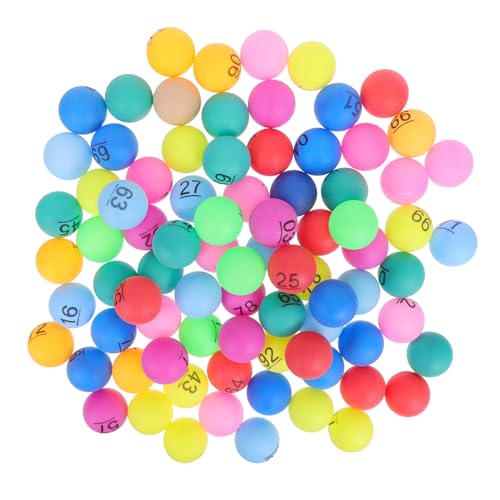 Kisangel 100 Stück Nummerierte Bälle Farbige Tombola Bälle 100 – 4 cm Kleine Plastikkugeln Für Bingo Spiele Partydekorationen Und Familienunterhaltung Kisangel 100 Stück Nummerierte Bälle Farbige Tombola Bälle 100 – 4 cm Kleine Plastikkugeln Für Bingo Spiele Partydekorationen Und Familienunterhaltung von Kisangel