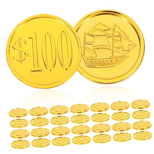 Kisangel 100 Stück Piratenschiff Münzen Für Kinderpartys Rollenspiele Kinderpiratenmünzen Tauchmünzen Piratentauchmünzen Piratengeld Piratenmünzen Und Juwelen Spielmünzen Aus Kisangel 100 Stück Piratenschiff Münzen Für Kinderpartys Rollenspiele Kinderpiratenmünzen Tauchmünzen Piratentauchmünzen Piratengeld Piratenmünzen Und Juwelen Spielmünzen Aus von Kisangel