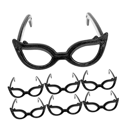 Kisangel 100 Stück Puppenbrille Mein Für Hoch Gläser Mini 1/6 Puppenzubehör Basteln Sie Eine Zum Dekorieren Puppe Plastik Black Kisangel 100 Stück Puppenbrille Mein Für Hoch Gläser Mini 1/6 Puppenzubehör Basteln Sie Eine Zum Dekorieren Puppe Plastik Black von Kisangel