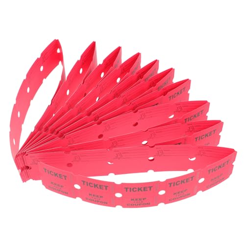 Kisangel 100 Stück Rote Raffle Tickets aus Stabilem Event Tickets für Verlosungen Partys und Feierlichkeiten Klare Nummerierung Vielseitig Einsetzbar für Veranstaltungen Kisangel 100 Stück Rote Raffle Tickets aus Stabilem Event Tickets für Verlosungen Partys und Feierlichkeiten Klare Nummerierung Vielseitig Einsetzbar für Veranstaltungen von Kisangel