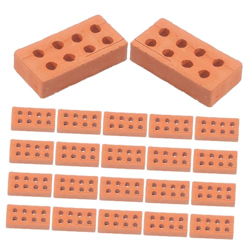 Kisangel 100 Stück Simulierte Ziegelmodelle Miniatur Block Grau Halloween Für Gebäude Winzig Klein Mauerwerk Landschaftsbau DIY Ziegel Mini-Steine Ton Kisangel 100 Stück Simulierte Ziegelmodelle Miniatur Block Grau Halloween Für Gebäude Winzig Klein Mauerwerk Landschaftsbau DIY Ziegel Mini-Steine Ton von Kisangel