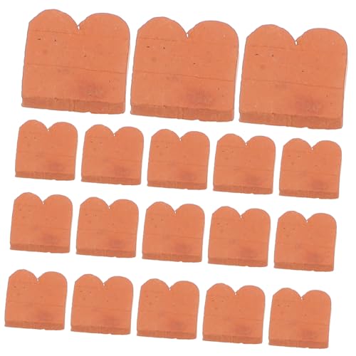 Kisangel 100 Stück Simuliertes Ziegelzubehör Miniatur Modellieren Gebäude Sandtisch Ziegel Mini-Artikel, die tatsächlich funktionieren gefälschter Ziegelstein Boden Kisangel 100 Stück Simuliertes Ziegelzubehör Miniatur Modellieren Gebäude Sandtisch Ziegel Mini-Artikel, die tatsächlich funktionieren gefälschter Ziegelstein Boden von Kisangel