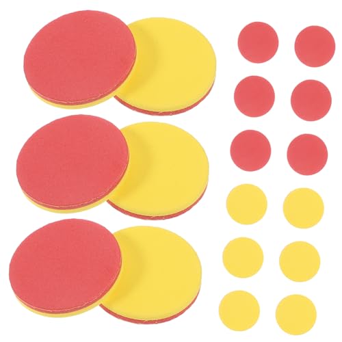 Kisangel 100 Stück Teiliges Eva Zählchips für Vorschulkinder Doppelseitige Bunte Mathehilfen Pädagogisches Lernspielzeug zum Zählen Sortieren und Rechnen für Kindergarten und Zuhause von Kisangel