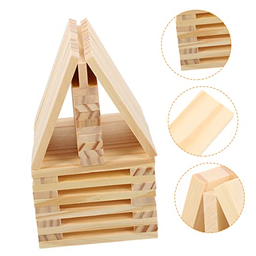 Kisangel 100 Stück Teiliges Holzbauklötze Pädagogisches Balancespielzeug für Langlebige Natürliche Holzmaterialien Fördert Geschicklichkeit und Eltern Junge Mädchen Interaktion für und Kisangel 100 Stück Teiliges Holzbauklötze Pädagogisches Balancespielzeug für Langlebige Natürliche Holzmaterialien Fördert Geschicklichkeit und Eltern Junge Mädchen Interaktion für und von Kisangel