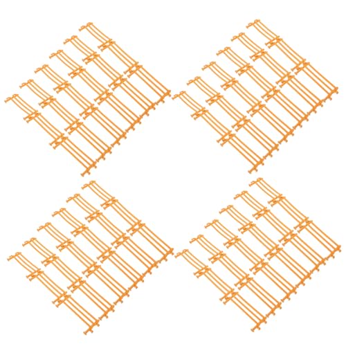 Kisangel 100 Stück Teiliges Kunststoff Spielzaun für Bauernhof und Tiergehege Robustes Miniatur Pferdezaun Zubehör Realistisches Garten Farmzaun zur Kindlicher Kreativität und Kognitiver Kisangel 100 Stück Teiliges Kunststoff Spielzaun für Bauernhof und Tiergehege Robustes Miniatur Pferdezaun Zubehör Realistisches Garten Farmzaun zur Kindlicher Kreativität und Kognitiver von Kisangel