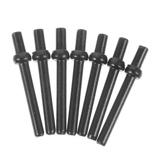 Kisangel 100 Stück Wertungsstift für Brettspielkarten Planke Anbindung Kartennadel Krippenbrettklammern Party kleine Spielstöcke Brettspiel mit Klammern Eisen Black von Kisangel