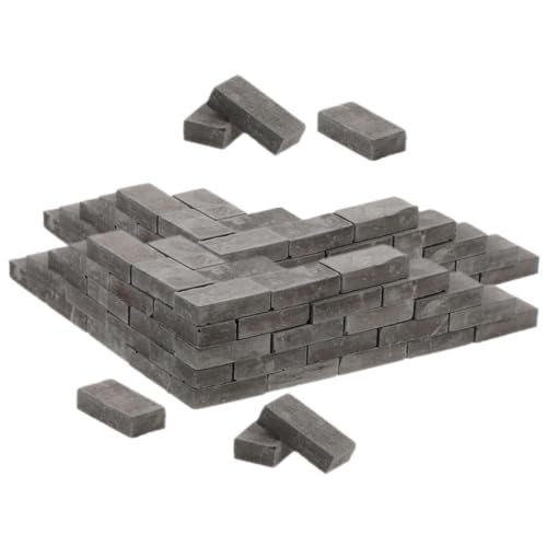 Kisangel 100 Stück Ziegelsandtischkonstruktion Miniaturlandschaft Für Handwerk Miniaturen Klein Größe Legen Winzig Bauen Puppenhaus Ding Mini-Steine Terrain Kind Ton Grau Kisangel 100 Stück Ziegelsandtischkonstruktion Miniaturlandschaft Für Handwerk Miniaturen Klein Größe Legen Winzig Bauen Puppenhaus Ding Mini-Steine Terrain Kind Ton Grau von Kisangel