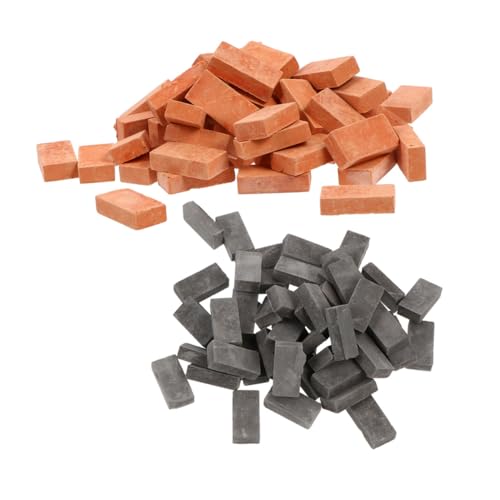 Kisangel 100 Stück simulierter Ziegel Mini -Blöcke Mini-Steine Mini-Bausteine Landschaft Ziegel Gartenminiaturen DIY House Brick Miniatur-Ziegel Ziegelspielzeug Ziegelhandwerk Ton Kisangel 100 Stück simulierter Ziegel Mini -Blöcke Mini-Steine Mini-Bausteine Landschaft Ziegel Gartenminiaturen DIY House Brick Miniatur-Ziegel Ziegelspielzeug Ziegelhandwerk Ton von Kisangel