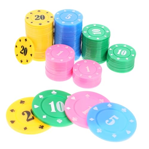 Kisangel 100 Stücke Mahjong Tokens Spiel Zählen Werkzeug Spiel Zählen Münze Punkt Tokens von Kisangel