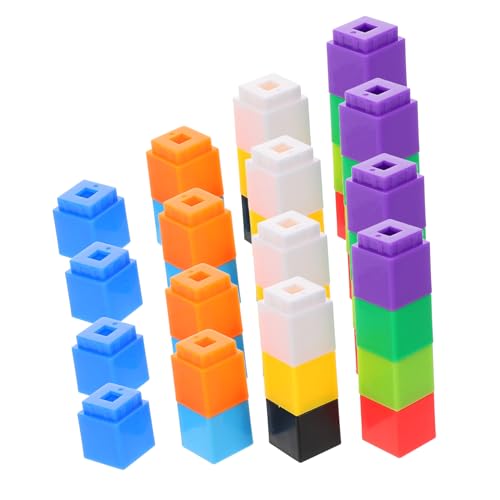 Kisangel 100 Teiliger Mathe Rechenwürfel Kleinkindspielzeug Würfelpuzzle Mathe Geometrische Formen Blockpuzzle Zählblöcke Puzzle Für Mädchen Bauspielzeug Stammpuzzle Mathe von Kisangel