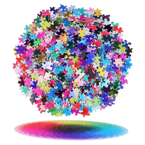 Kisangel 1000 Stück Farbenfrohes Puzzle für Erwachsene Regenbogen Farbverlauf Design Stabiles Papiermaterial mit Abgerundeten Kanten Herausforderndes und Entspannendes Legespiel für Kisangel 1000 Stück Farbenfrohes Puzzle für Erwachsene Regenbogen Farbverlauf Design Stabiles Papiermaterial mit Abgerundeten Kanten Herausforderndes und Entspannendes Legespiel für von Kisangel