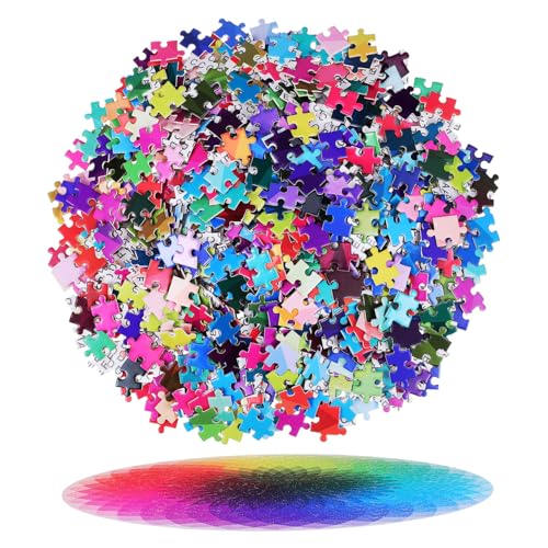 Kisangel 1000 Stück Regenbogen Puzzle für Erwachsene Teile Einzigartiges Design Anspruchsvolles und Unterhaltsames Puzzle aus Hochwertigem Dekoration Kisangel 1000 Stück Regenbogen Puzzle für Erwachsene Teile Einzigartiges Design Anspruchsvolles und Unterhaltsames Puzzle aus Hochwertigem Dekoration von Kisangel