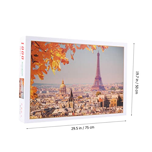 Kisangel 1000 Stück Teile Papierpuzzle für Erwachsene Kreatives Design mit Fördert Konzentration und Stressabbau für Bildung Sicheres Umweltfreundliches Material Kisangel 1000 Stück Teile Papierpuzzle für Erwachsene Kreatives Design mit Fördert Konzentration und Stressabbau für Bildung Sicheres Umweltfreundliches Material von Kisangel