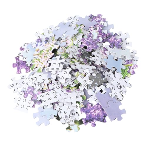 Kisangel 1000-teiliges Set Flaches Puzzle Intelligenz-Puzzle Lavender von Kisangel