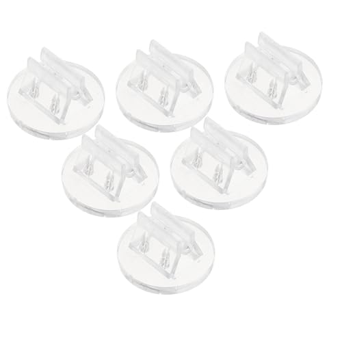 Kisangel 100Stücke Kartenhalter Für Visitenkarten Transparent Stabiler Standfuß Für Sorgt Für Ordnung Und Professionelles Auftreten Für Dicke Karten von Kisangel