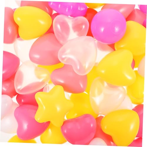 Kisangel 100Stücke Ozeanball Sternförmige Plastikkugeln Für Pädagogisches Für Drinnen Und Draußen Für Spielplätze Garten Und Strandspiele von Kisangel