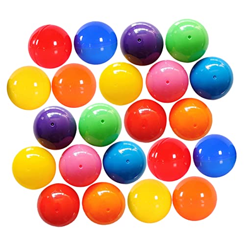 Kisangel 100Stücke Plastikkugeln Für Verlosungen Lotteriekugeln Für Spiele Tombola Und Partys Transparent Und Einfach Zu Befüllen Für Gewinnspiele Und Kreative von Kisangel