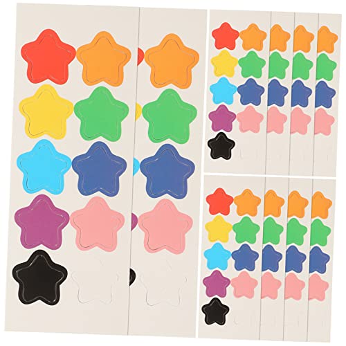 Kisangel 10Blätter Magnetische Sternaufkleber Selbstklebende Belohnungssterne Für Kühlschrank Whiteboard Und Langlebig Und Vielseitig Einsetzbar Für Lehrer Und Eltern von Kisangel