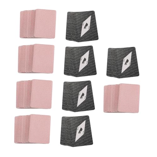 Kisangel 10Er Box Spielkarten Party Favor Poker Für Party Poker Pokerkarten Miniaturkarte Pokerspiel Miniatur Poker Kleine Spielkarte Mini Spielkarte Karten Spielpapier von Kisangel