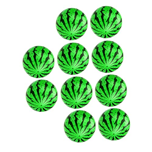 Kisangel 10Stücke Aufblasbarer Wassermelonenball Große Plastikkugeln Kinderspielzeug Für Strand Pool Und Outdoor Aktivitäten Und Ansprechend Für Erwachsene von Kisangel