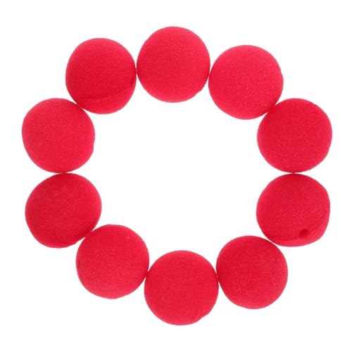 Kisangel 10Stücke Clown Nase Rote Schwammnasen für Kostümpartys Karneval Halloween Cosplay Lustige Clown Kostüm Accessoires Einfach zu Bedienen für Festivals und Feiern Kisangel 10Stücke Clown Nase Rote Schwammnasen für Kostümpartys Karneval Halloween Cosplay Lustige Clown Kostüm Accessoires Einfach zu Bedienen für Festivals und Feiern von Kisangel