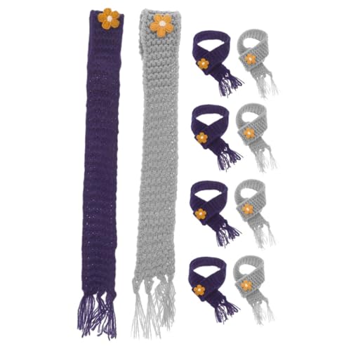 Kisangel 10Stücke Dekorativer Mini Schal Teiliges Verstellbare Puppenaccessoires Für DIY Projekte Und Puppenoutfits Und Langlebig Kleine von Kisangel