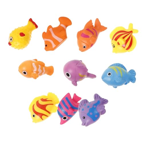 Kisangel 10Stücke Fischfiguren Aus Kunststoff Realistische Aquarium Dekorationen Kreative Meerestier Modelle Für Aquarien Und Mini Landschaften Kisangel 10Stücke Fischfiguren Aus Kunststoff Realistische Aquarium Dekorationen Kreative Meerestier Modelle Für Aquarien Und Mini Landschaften von Kisangel