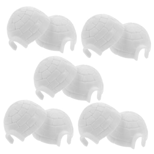 Kisangel 10Stücke Iglu Figuren Ornamente für Kreative Iglu Dekorationen für Schreibtisch und Garten für Bastelarbeiten und Heimdekoration Kisangel 10Stücke Iglu Figuren Ornamente für Kreative Iglu Dekorationen für Schreibtisch und Garten für Bastelarbeiten und Heimdekoration von Kisangel