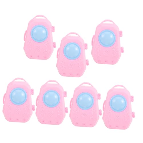 Kisangel 10Stücke Mini Rucksack Modell Teiliges für Puppenhaus Dekoration Handgefertigte Mini Schulranzen Accessoires aus Langlebigem für Realistische Details im Miniaturhaus Kisangel 10Stücke Mini Rucksack Modell Teiliges für Puppenhaus Dekoration Handgefertigte Mini Schulranzen Accessoires aus Langlebigem für Realistische Details im Miniaturhaus von Kisangel