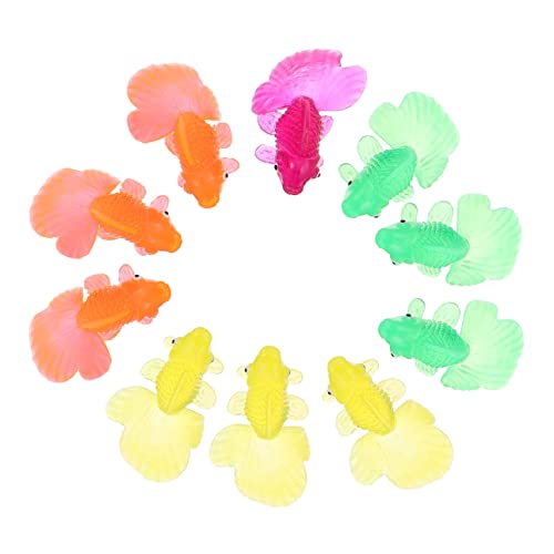 Kisangel 10Stücke Plastikfisch Figuren Koi Und Ornamente Für Puppenhaus Zubehör DIY Puppenhaus Dekoration Meerestier Für Sammler Kisangel 10Stücke Plastikfisch Figuren Koi Und Ornamente Für Puppenhaus Zubehör DIY Puppenhaus Dekoration Meerestier Für Sammler von Kisangel