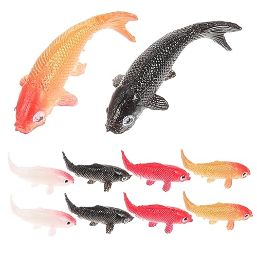 Kisangel 10stücke Miniaturisierte Koi-Fisch Figuren Teiliges Für Puppenhaus Lebensnahe Deko Für Kinderzimmer Und Garten Hochwertige Kunstfisch Modelle Für Kreatives Spielzeug Und Kisangel 10stücke Miniaturisierte Koi-Fisch Figuren Teiliges Für Puppenhaus Lebensnahe Deko Für Kinderzimmer Und Garten Hochwertige Kunstfisch Modelle Für Kreatives Spielzeug Und von Kisangel