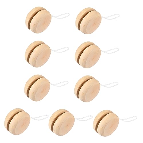 Kisangel 10Stücke Teiliges DIY Holz Ansprechender Kugelball Für Geburtstagsmitgebsel Und Kreatives Handwerk Für Jungen von Kisangel