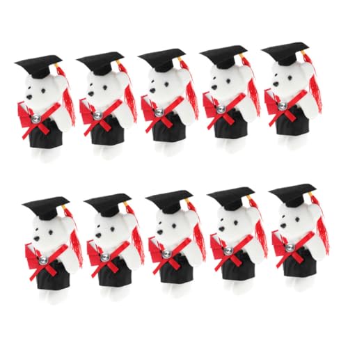 Kisangel 10pcs Abschlussbären Plüsch Doktorbär Puppen Für Abschlussblumenstrauß -abschlussgeschenke Für Mädchen Kindergarten High School College Und Universitätsabsolventen von Kisangel