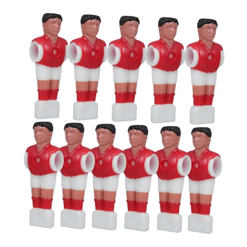 Kisangel 11 Stück Tischfußball-puppenspieler Gebogen Fußball Männer Teil Figuren Von Fußballspielern Kickerspieler Ersatz Mini Kerl Für Umweltfreundlicher Kunststoff Rot Kisangel 11 Stück Tischfußball-puppenspieler Gebogen Fußball Männer Teil Figuren Von Fußballspielern Kickerspieler Ersatz Mini Kerl Für Umweltfreundlicher Kunststoff Rot von Kisangel