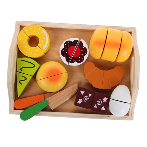 Kisangel 11 Teiliges Set Spiellebensmittel Für Lebensmittelbäckerei Aus Holz Kisangel 11 Teiliges Set Spiellebensmittel Für Lebensmittelbäckerei Aus Holz von Kisangel