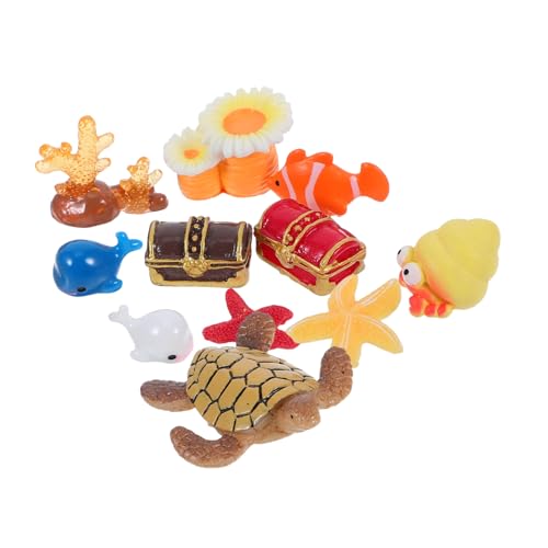 Kisangel 11Stücke Miniatur Strandaccessoires aus Kunstharz für Puppenhäuser Aquarien und DIY Projekte Wasserfest und Langlebig Kisangel 11Stücke Miniatur Strandaccessoires aus Kunstharz für Puppenhäuser Aquarien und DIY Projekte Wasserfest und Langlebig von Kisangel