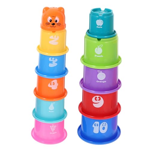 Kisangel 11Stücke Teiliges Stapelbares Becherspielzeug Für Farbenfrohe Badespielzeuge Für Frühkindliche Bildung Wasserspaß Und Spieltraining Für Jahre Alte Jungen Kisangel 11Stücke Teiliges Stapelbares Becherspielzeug Für Farbenfrohe Badespielzeuge Für Frühkindliche Bildung Wasserspaß Und Spieltraining Für Jahre Alte Jungen von Kisangel