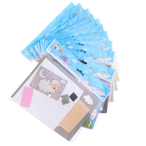 Kisangel 12 Blatt Teiliges Tieraufkleber Puzzle aus Eva für Buntes DIY Lernspielzeug zur Feinmotorischer Fähigkeiten und Kooperation Langlebiges Bastelmaterial für Spielerische Frühbildung von Kisangel