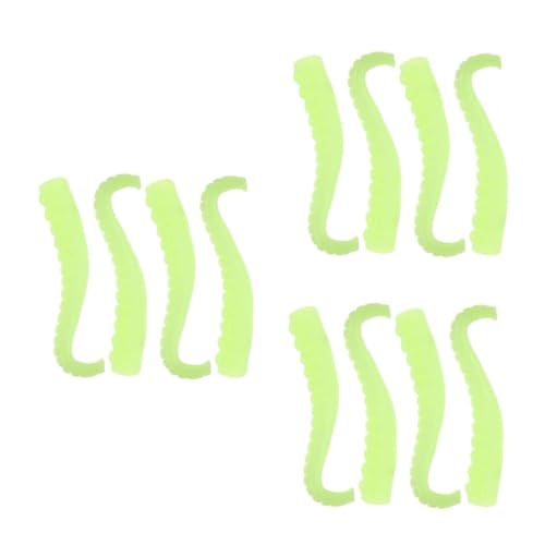 Kisangel 12 Stck Leuchtende Octopus Fingerpuppen aus Umweltfreundlichem Material Lustiges für Sensorisches Fingerspiel zum Geschichtenerzählen Scherzartikel von Kisangel