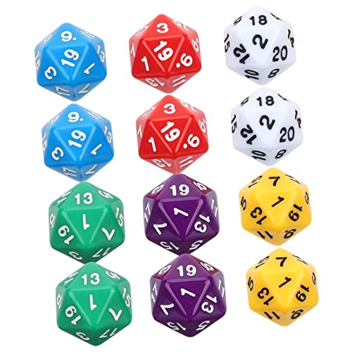 Kisangel 12 Stück 20 Würfel Würfel Masse Planke Tischwürfel Sterben Spots-würfelspiel Tischspiel Spielwürfel Zähler Mehrseitige Würfel Mini-würfel Spiel Würfel Jumbo Acryl Kisangel 12 Stück 20 Würfel Würfel Masse Planke Tischwürfel Sterben Spots-würfelspiel Tischspiel Spielwürfel Zähler Mehrseitige Würfel Mini-würfel Spiel Würfel Jumbo Acryl von Kisangel
