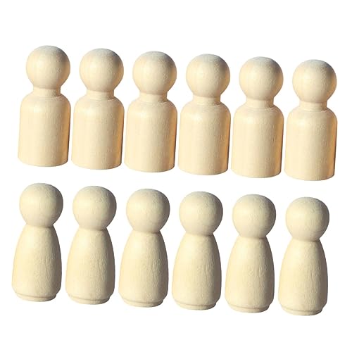 Kisangel 12 Stück DIY Holzpuppen Figuren für Sandtisch Dekoration Bemalbare Holzmodelle für Bastelprojekte Kindgerechtes Zubehör für Puppenhaus und Kreative Gestaltung Kisangel 12 Stück DIY Holzpuppen Figuren für Sandtisch Dekoration Bemalbare Holzmodelle für Bastelprojekte Kindgerechtes Zubehör für Puppenhaus und Kreative Gestaltung von Kisangel