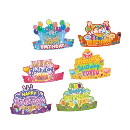 Kisangel 12 Stück Geburtstagshut -Set glänzend Hüte erster Geburtstag Glücklich Party deko Kronen für Jungen Geburtstagskopfbedeckungen für 300 g weiße Karte Kisangel 12 Stück Geburtstagshut -Set glänzend Hüte erster Geburtstag Glücklich Party deko Kronen für Jungen Geburtstagskopfbedeckungen für 300 g weiße Karte von Kisangel