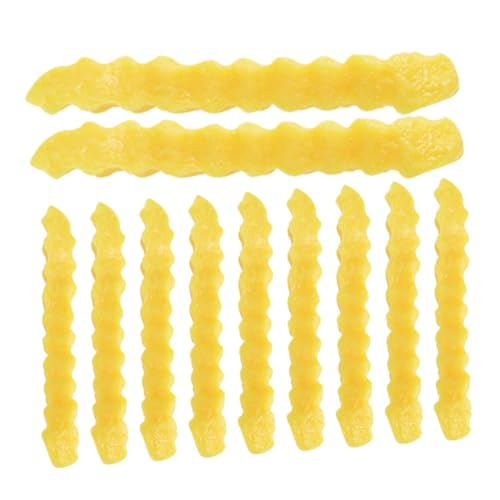 Kisangel 12 Stück Gefälschte Pommes Frites Modelle Künstliche Pommes Frites Für Die Anzeige Geburtstagsparty Gastgeschenk Pommes Frites Küche Vorgetäuschtes Küchenmodell Requisiten von Kisangel