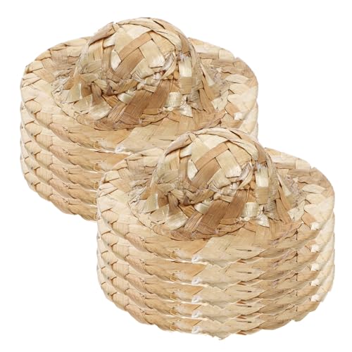 Kisangel 12 Stück Geflochtener Strohhut Für Mini-Craft-hüte Luftig Kappe Kleine Strohhüte Winzig Gewebte Party Miniatur-Strick Ha Mini-strohhüte Zum Basteln Uv Erste Beige Kisangel 12 Stück Geflochtener Strohhut Für Mini-Craft-hüte Luftig Kappe Kleine Strohhüte Winzig Gewebte Party Miniatur-Strick Ha Mini-strohhüte Zum Basteln Uv Erste Beige von Kisangel
